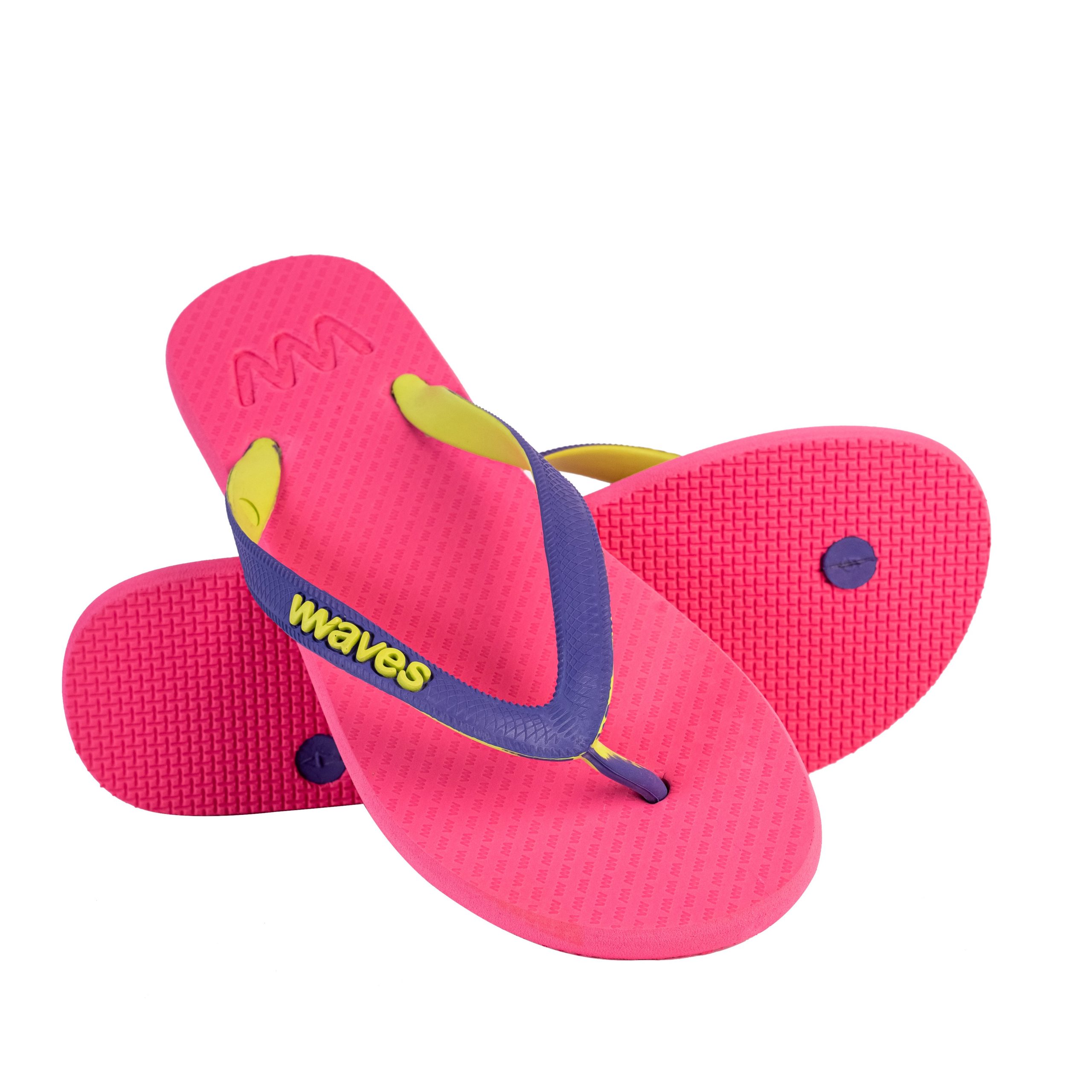 Women S Pink Flip Flops 100 Vegan Waves Flip Flops Uk